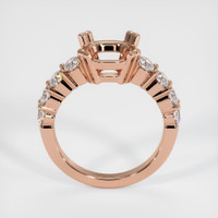 14K Rose Gold Accent Stones Ring Setting Image