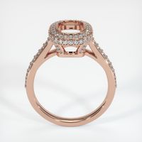 14K Rose Gold Pave Ring Setting Image