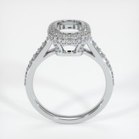 10K White Gold Pave Ring Setting Image