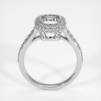 18K White Gold Pave Ring Setting Image