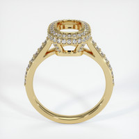 10K Yellow Gold Pave Ring Setting Image