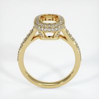 18K Yellow Gold Pave Ring Setting Image