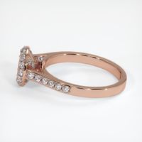 14K Rose Gold Pave Ring Setting Image