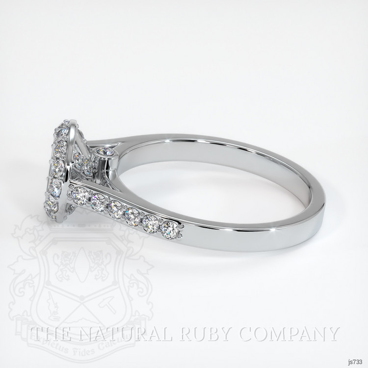 Silver Pave Ring Setting