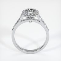 18K White Gold Pave Ring Setting Image