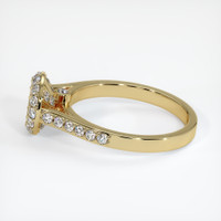 10K Yellow Gold Pave Ring Setting Image