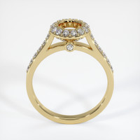 10K Yellow Gold Pave Ring Setting Image