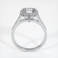 Silver Pave Ring Setting Image