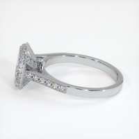 10K White Gold Pave Ring Setting Image