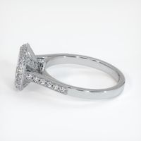 14K White Gold Pave Ring Setting Image