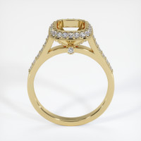 10K Yellow Gold Pave Ring Setting Image