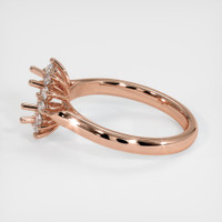 14K Rose Gold Antique Style Ring Setting Image