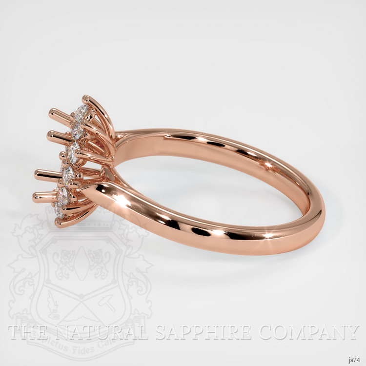 14K Rose Gold Antique Style Ring Setting