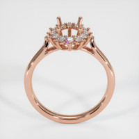 14K Rose Gold Antique Style Ring Setting Image