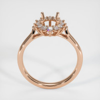 18K Rose Gold Antique Style Ring Setting Image