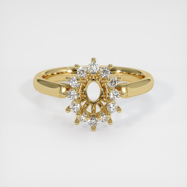 14K Yellow Gold Antique Style Ring Setting