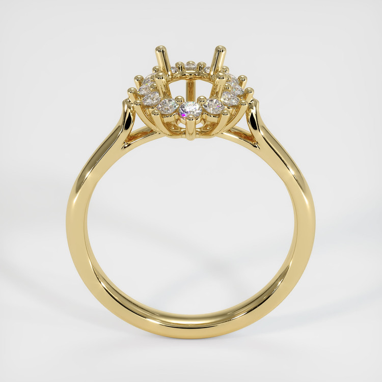 14K Yellow Gold Antique Style Ring Setting