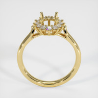 18K Yellow Gold Antique Style Ring Setting Image