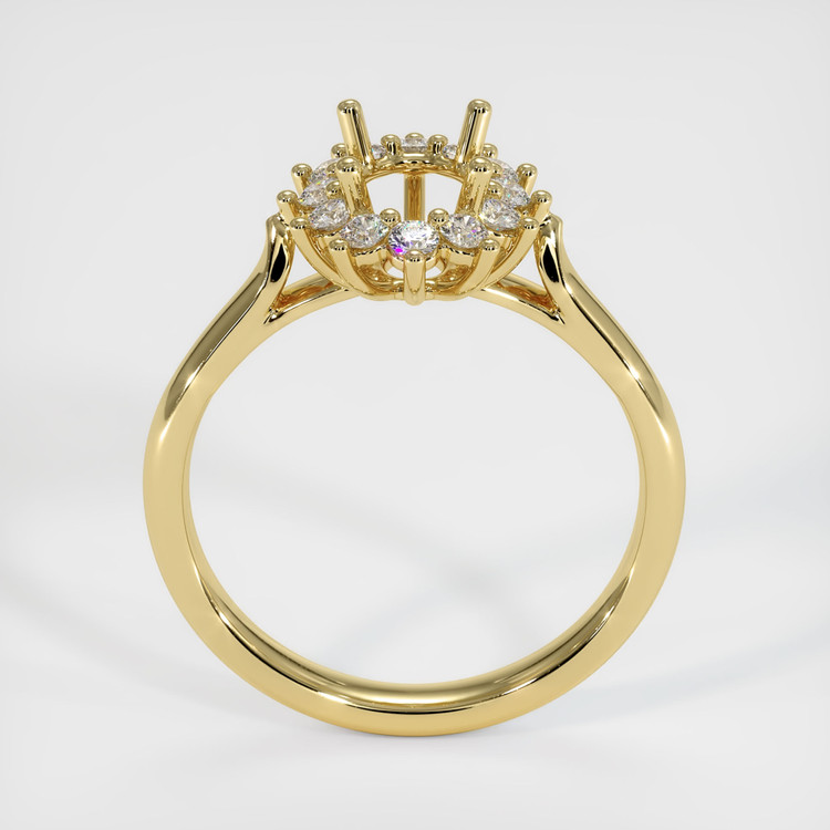 18K Yellow Gold Antique Style Ring Setting