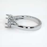Platinum 950 Three Stone Ring Setting Image