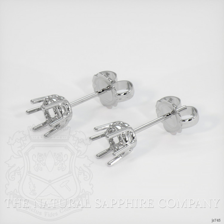 Platinum 950 Studs Earring Setting