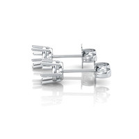 Platinum 950 Studs Earring Setting Image