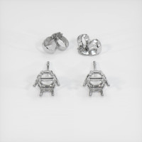 Platinum 950 Studs Earring Setting Image