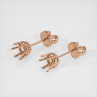 14K Rose Gold Studs Earring Setting Video
