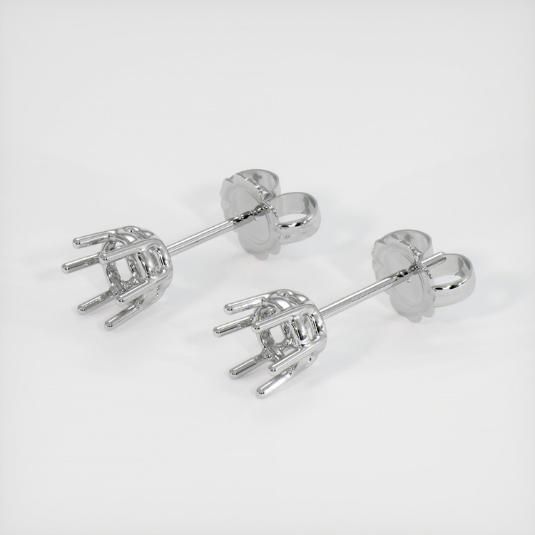 18K White Gold Studs Earring Setting