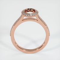 14K Rose Gold Pave Ring Setting Image