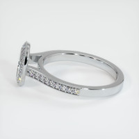10K White Gold Pave Ring Setting Image