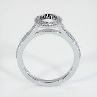 10K White Gold Pave Ring Setting Image