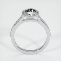 14K White Gold Pave Ring Setting Image