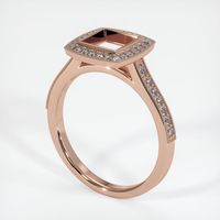 14K Rose Gold Pave Ring Setting Video