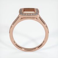 14K Rose Gold Pave Ring Setting Image