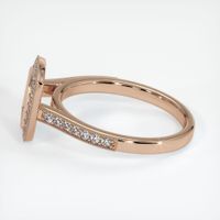 18K Rose Gold Pave Ring Setting Image