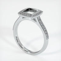 10K White Gold Pave Ring Setting Video