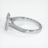 14K White Gold Pave Ring Setting Image