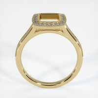 10K Yellow Gold Pave Ring Setting Image