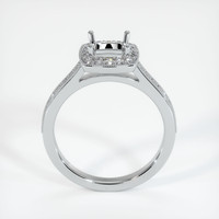 Silver Pave Ring Setting Image