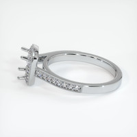 10K White Gold Pave Ring Setting Image