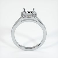 18K White Gold Pave Ring Setting Image