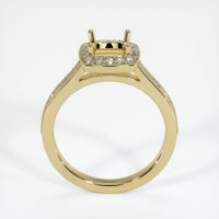 10K Yellow Gold Pave Ring Setting Image
