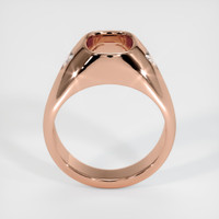 14K Rose Gold Men's Ring Setting Image