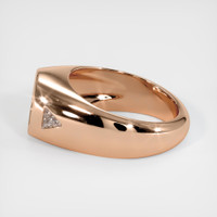 18K Rose Gold Men's Ring Setting Image