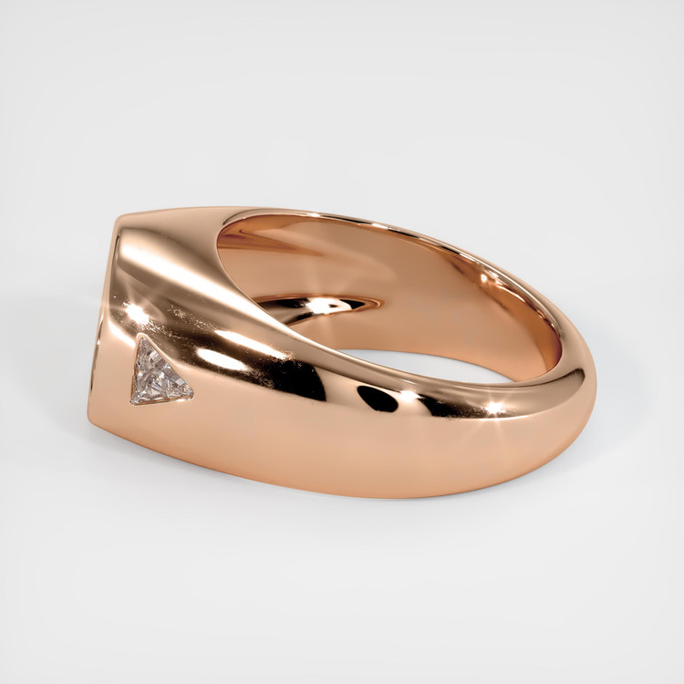 18K Rose Gold Men's Ring Setting