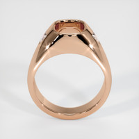 18K Rose Gold Men's Ring Setting Image