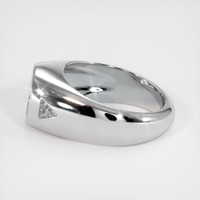 14K White Gold Men's Ring Setting Image