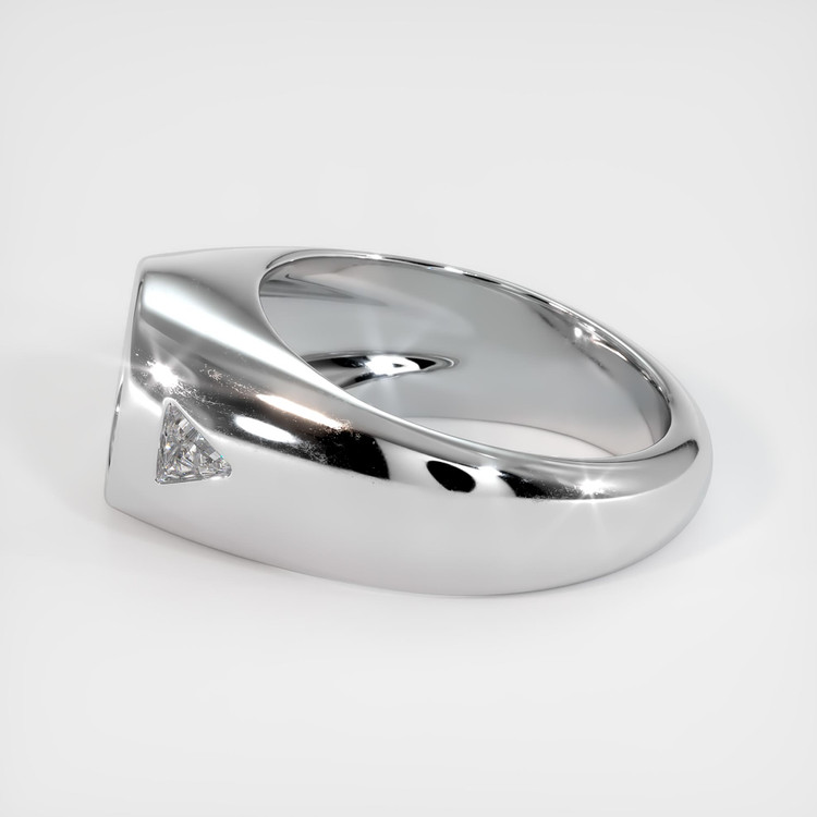 14K White Gold Men's Ring Setting