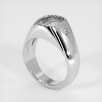 18K White Gold Men's Ring Setting Video